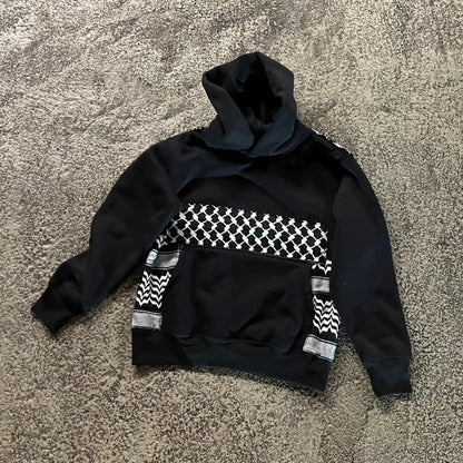 Black Keffiyeh Hoodie